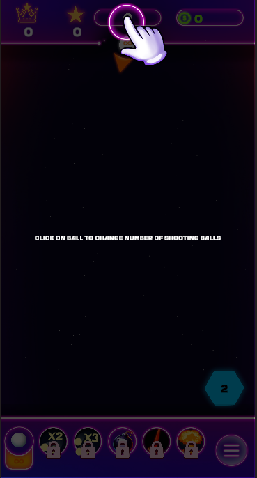 Gameplay screenshot showing level 1